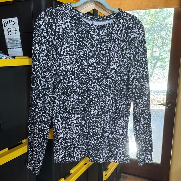 Pistola Nikki 100% Cotton Sweatshirt in White Noise Size Small Oversized - Picture 2 of 8